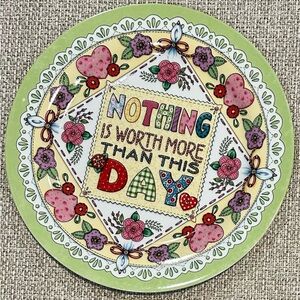 Mary Engelbreit 10.5” Birthday/Valentine/Celebration/Collectible Plate 2001